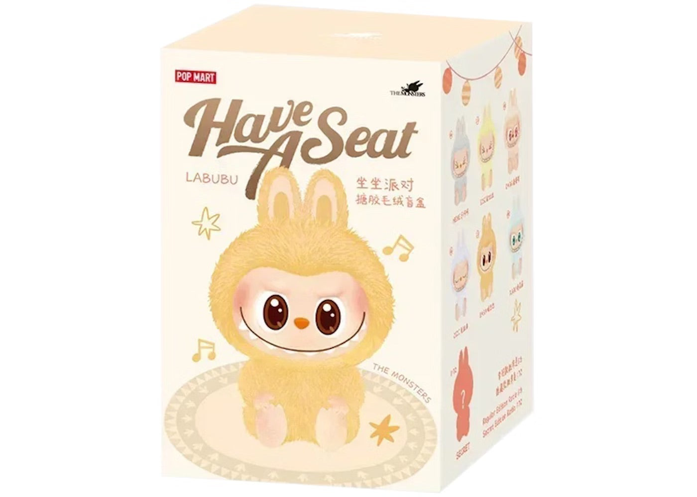 Labubu The Monsters Have A Seat Vinyl Plush Sealed Case (1 Blind Boxes)