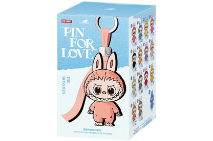 Labubu Pin for Love Series Plush Pendant (N-Z) Single Blind Box
