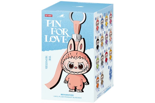 Labubu Pin for Love Series Plush Pendant (N-Z) Single Blind Box