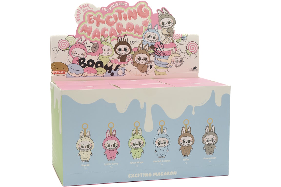 Labubu The Monsters Tasty Macarons Vinyl Face Blind Box Whole Set (6 Blind Boxes)