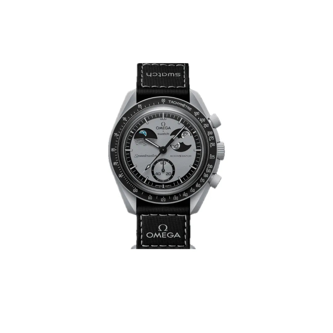 Swatch X Omega Bioceramic Moonswatch Mission To Earthphase