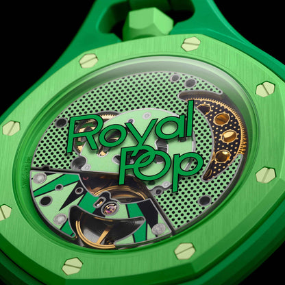 Swatch Royal Pop GREEN EIGHT Audemars Piguet