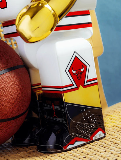 BEARBRICK MICHAEL JORDAN 100% 400% 1991 WORLD CHAMPION