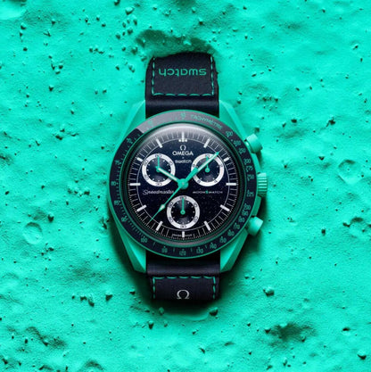 Swatch X Omega Bioceramic Moonswatch Mission On Earth - Polar Lights