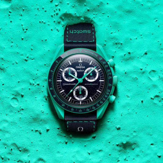 Swatch X Omega Bioceramic Moonswatch Mission On Earth - Polar Lights