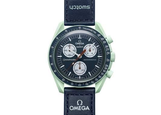 swatch x omega bioceramic moonswatch mission to earth so33g100