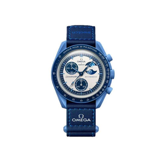 Swatch X Omega Bioceramic Moonswatch Mission To The Super Blue Moonphase