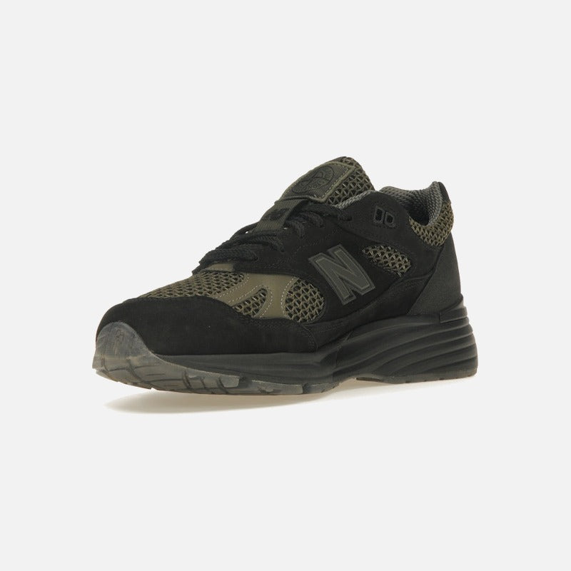 new balance 991v2 miuk stone island black