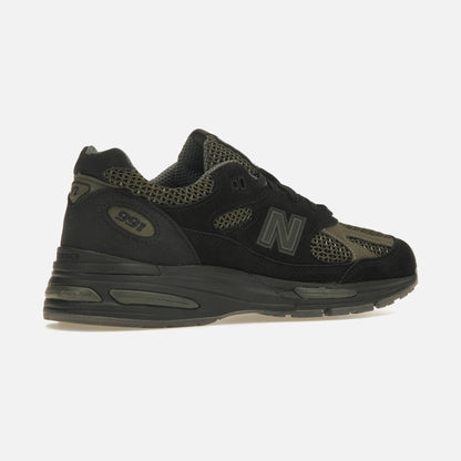 new balance 991v2 miuk stone island black