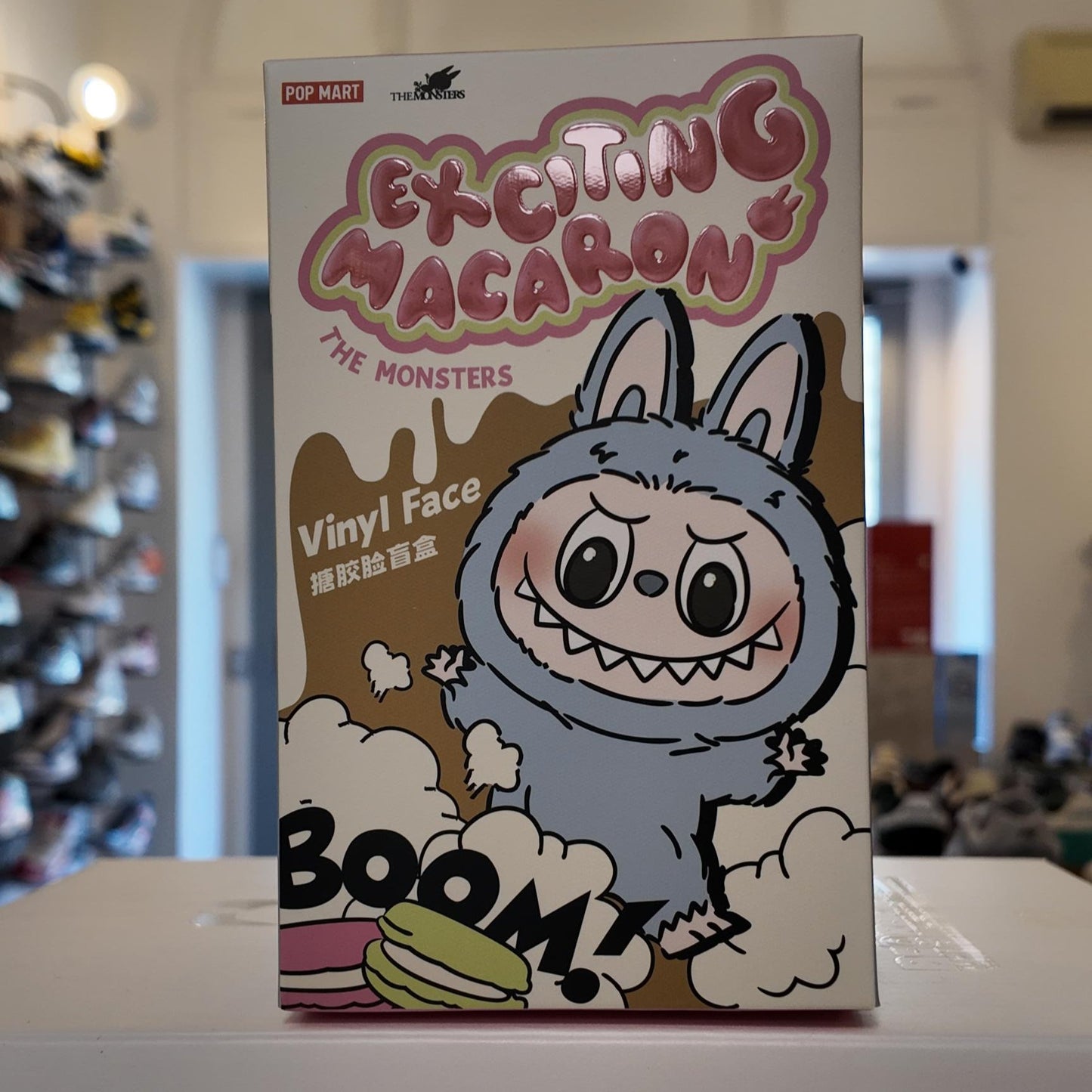 Labubu The Monsters Tasty Macarons Vinyl Face  (1 Blind Box)