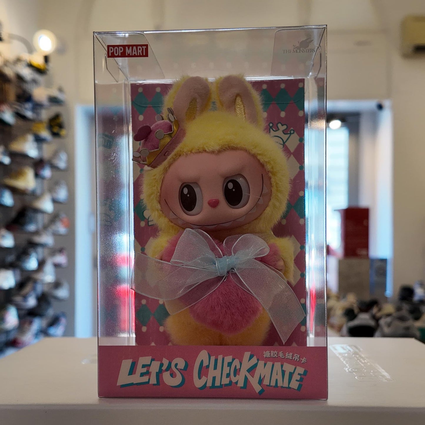 Labubu The Monsters Let's Checkmate Series Vinyl Plush Hanging Card