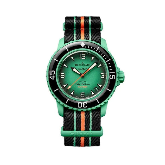 blancpain x swatch scuba fifty fathoms indian ocean so35i100