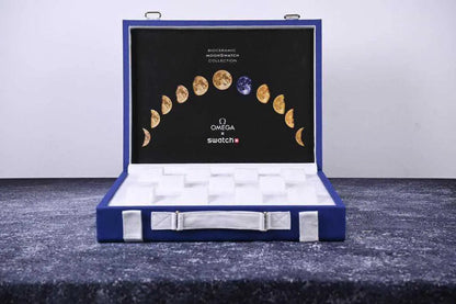 Valigia Porta Orologi Da 11 Custodia Omega x Swatch Speedmaster Moonswatch (MOONSHINE EDITION)
