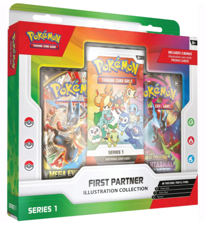 Pokémon First Partner Illustration Collection Series 1 - ITA / ENG