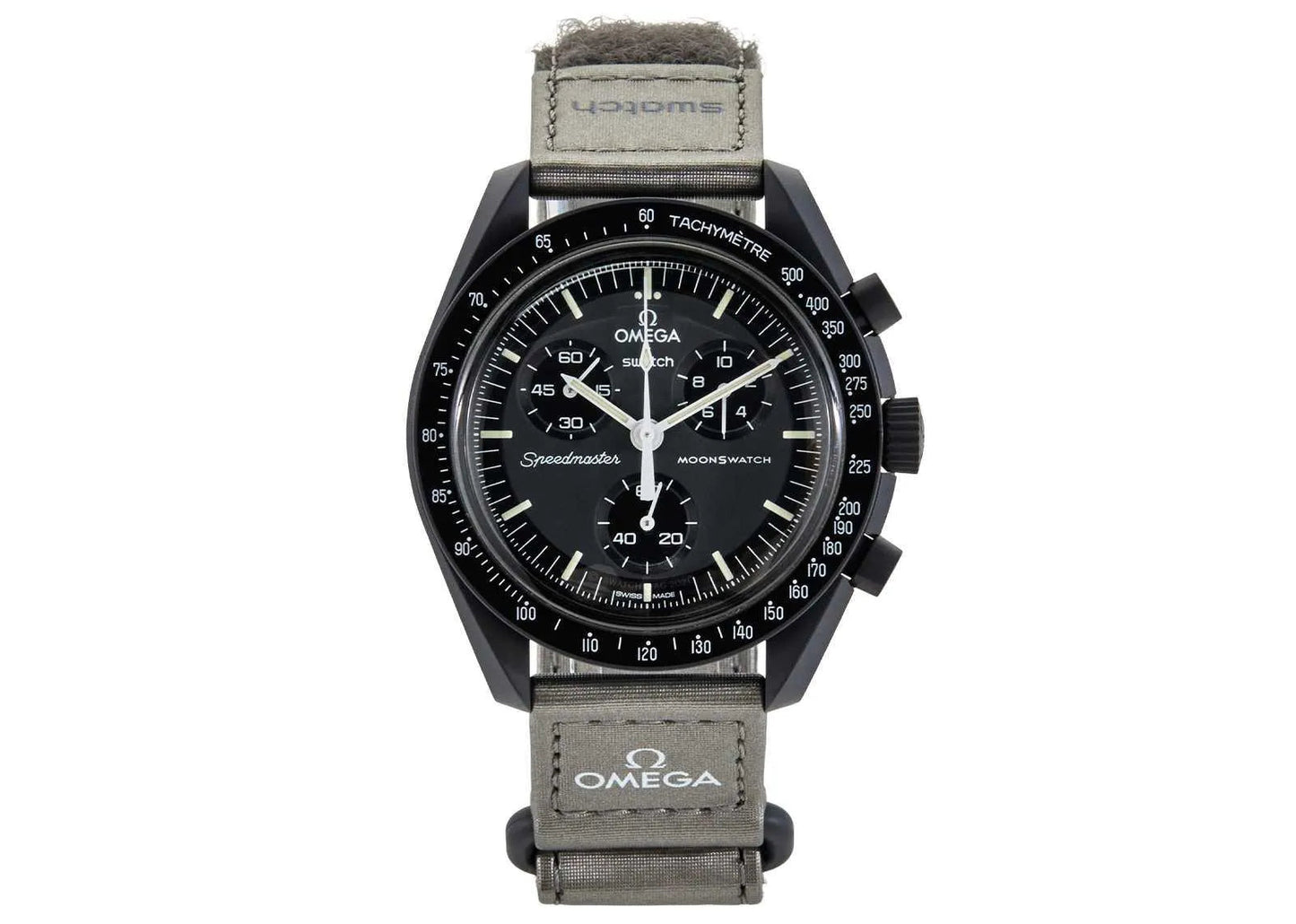 swatch x omega bioceramic moonswatch mission to mercury so33a100